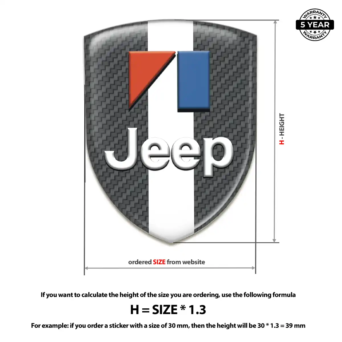 Jeep Logo Emblem Prestige Line