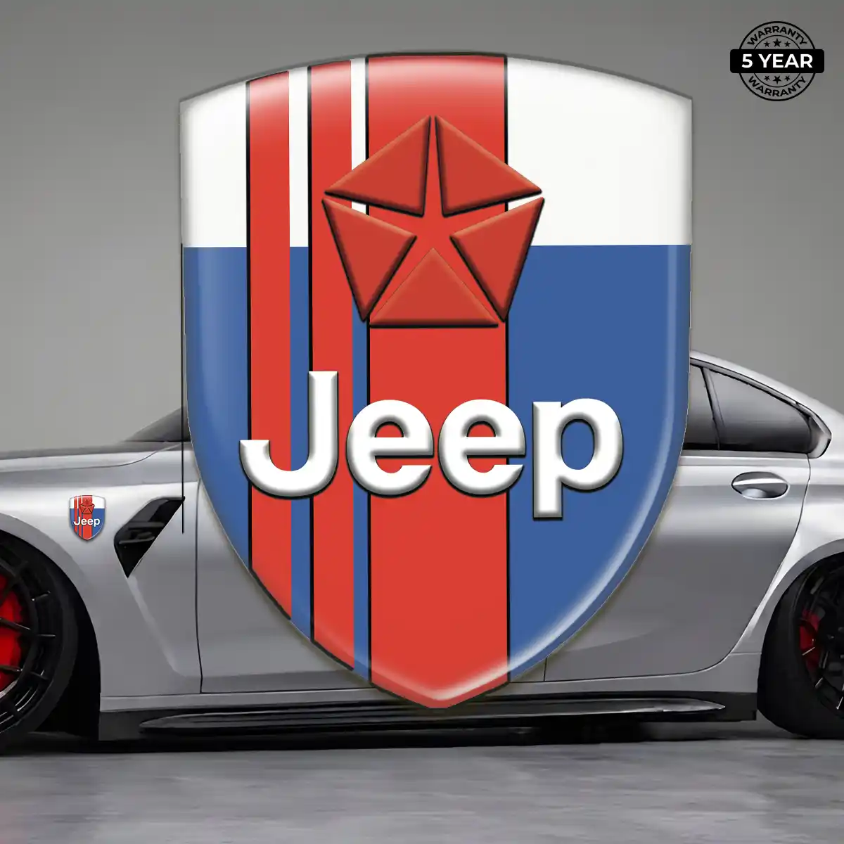 Jeep Logo Emblem Resin Elite