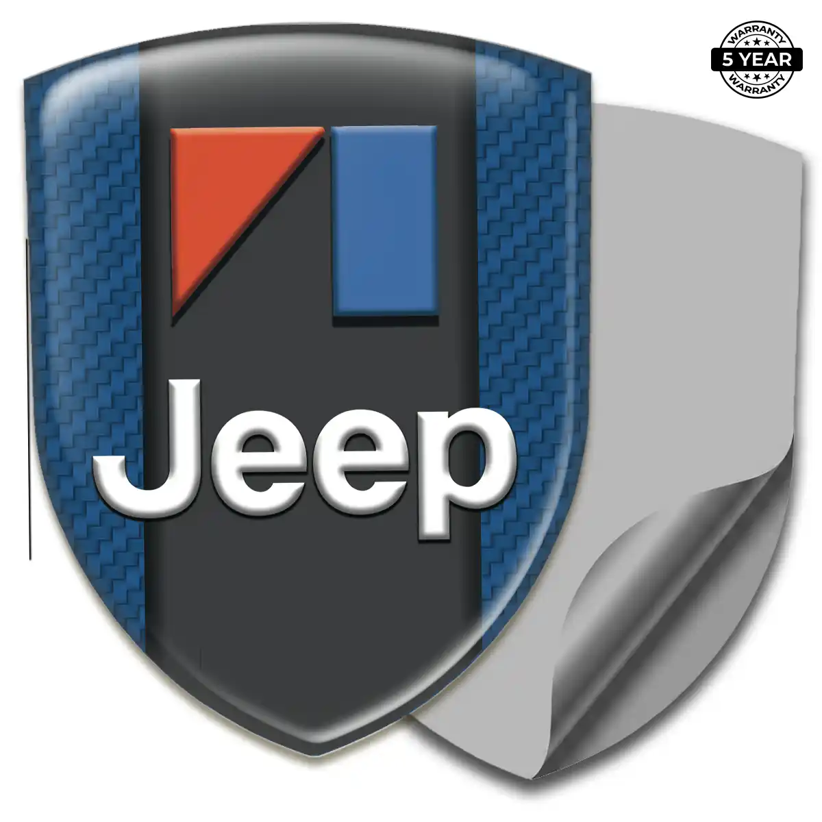Jeep Logo Emblem Resin Luxe