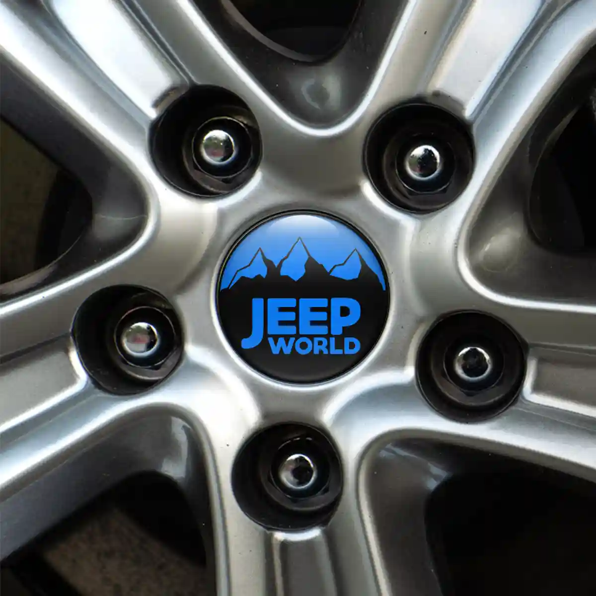 Jeep Logo Emblem Self-Adhesive Premium Quality