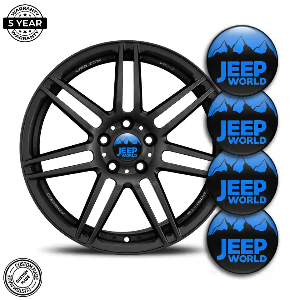 Jeep Logo Emblem Self-Adhesive Premium Quality