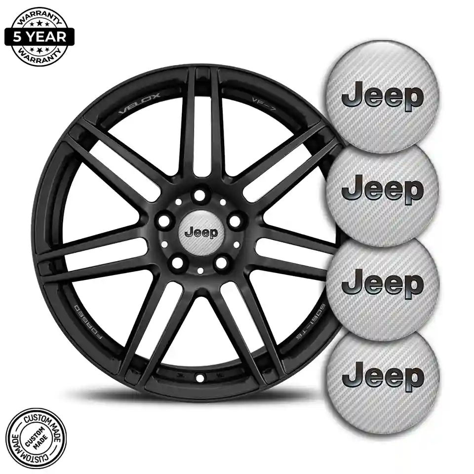 Jeep Logo Silicone Badge Premium Quality