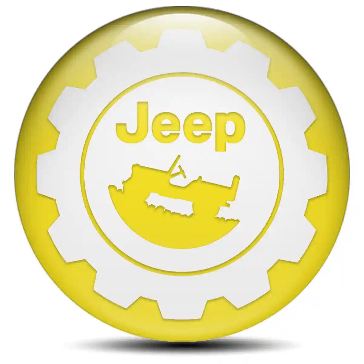 Jeep Logo Silicone Badge Self-Adhesive High Quality