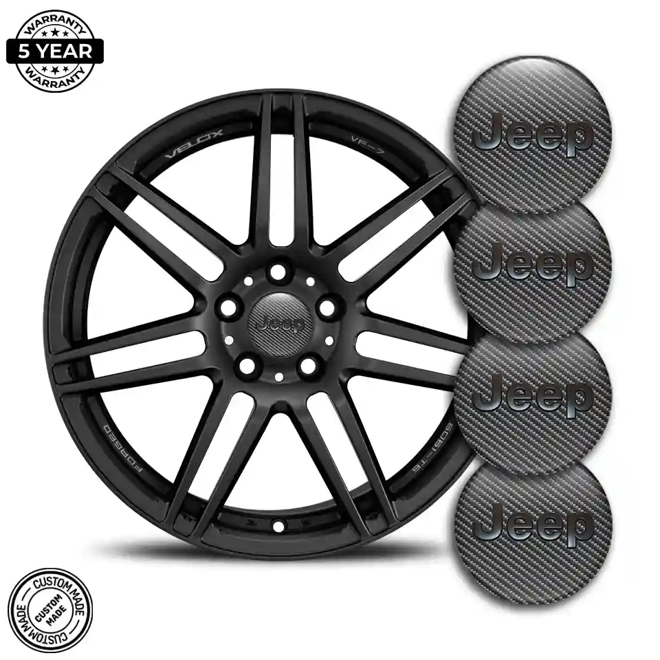 Jeep Logo Silicone Emblem High Quality