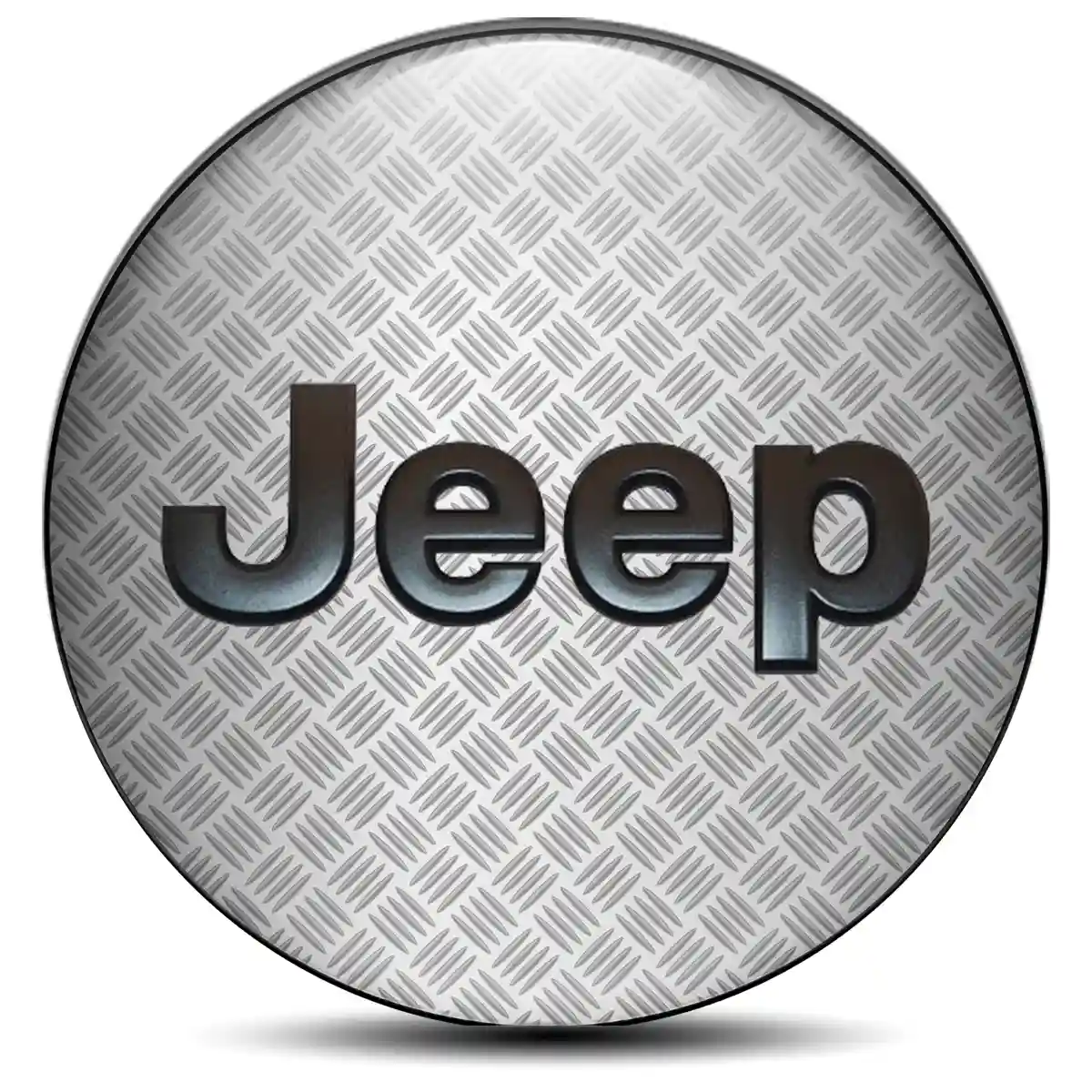 Jeep Logo Silicone Emblem Self-Adhesive High Quality