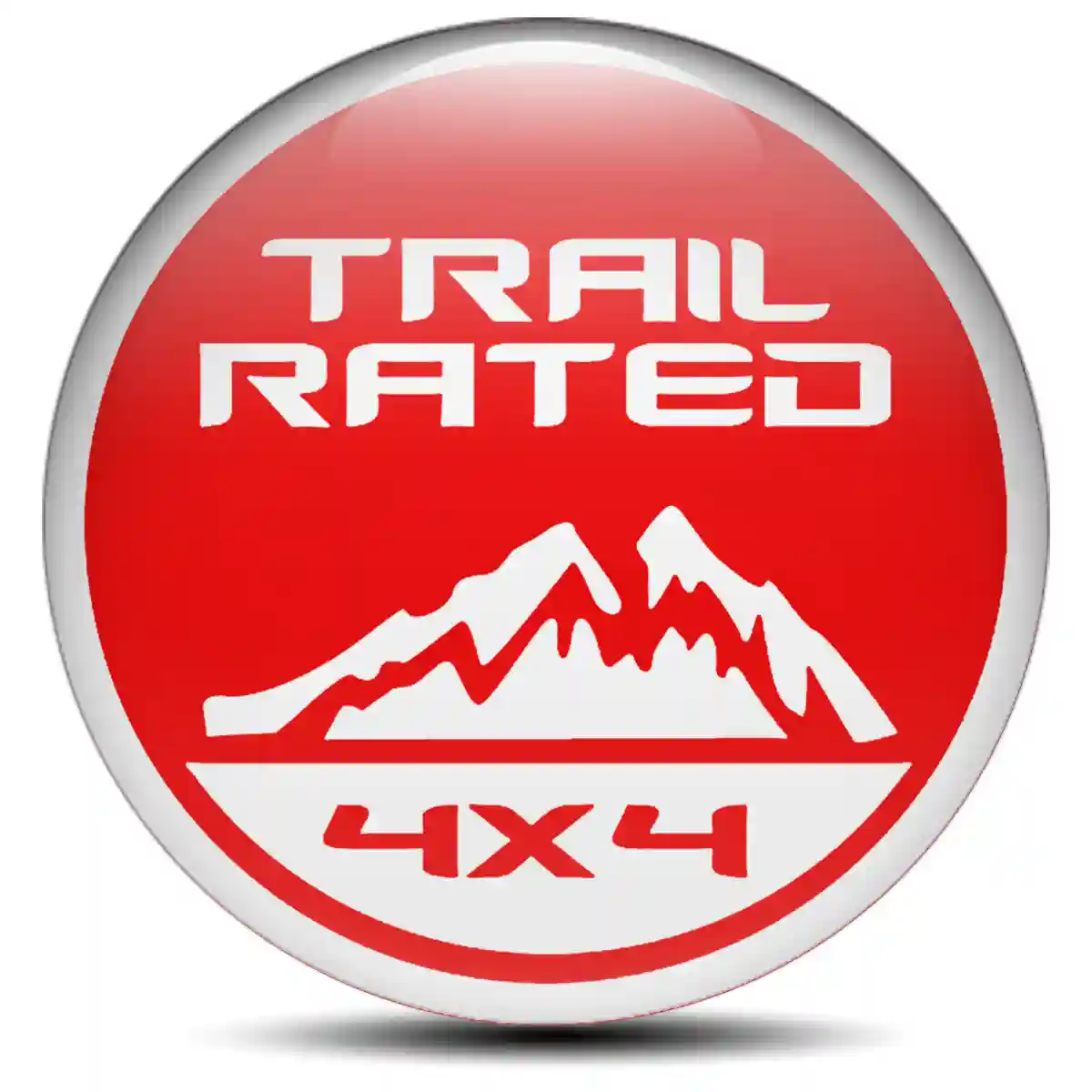 Jeep Logo Silicone Emblem Self-Adhesive Premium Quality