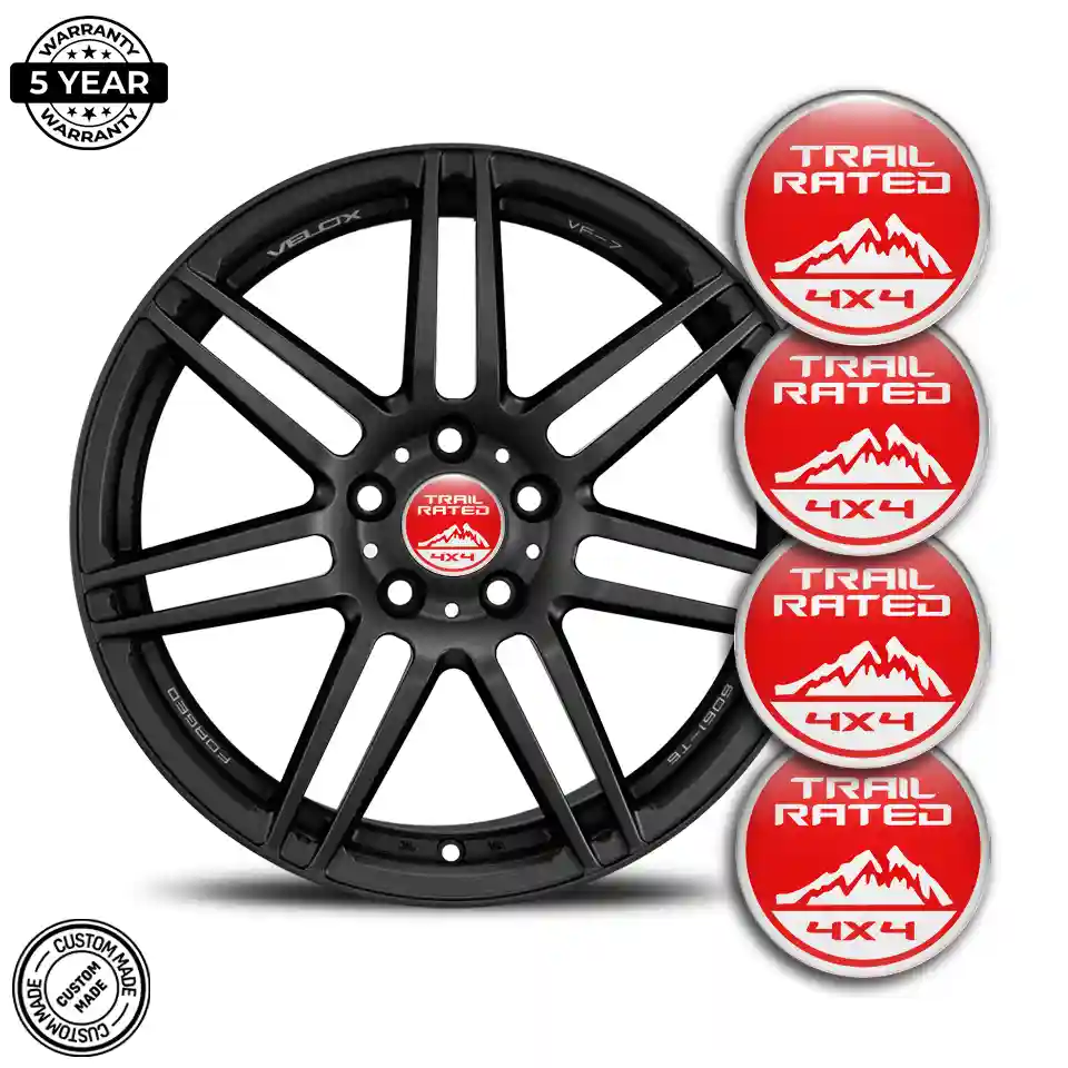 Jeep Logo Silicone Emblem Self-Adhesive Premium Quality