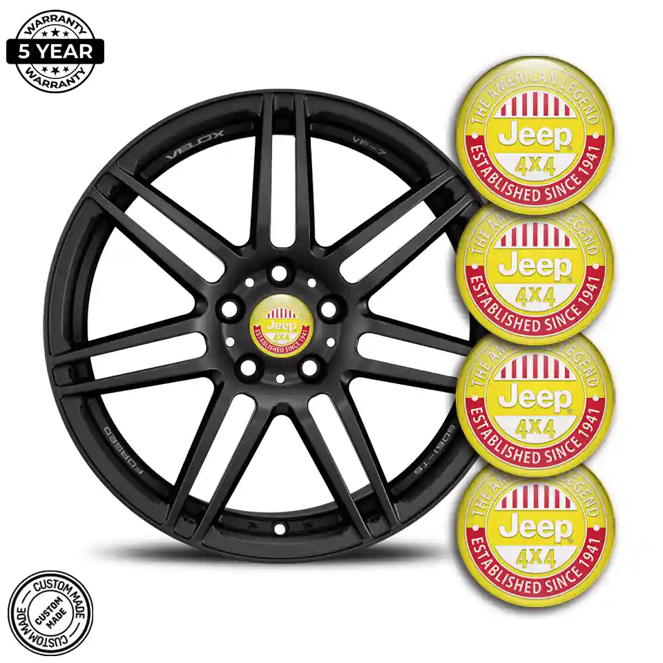 Jeep Logo Silicone Emblem Stylish Design