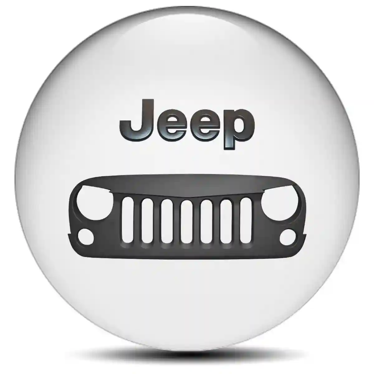 Jeep Logo Silicone Sticker High Quality