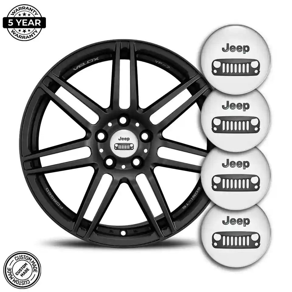 Jeep Logo Silicone Sticker High Quality