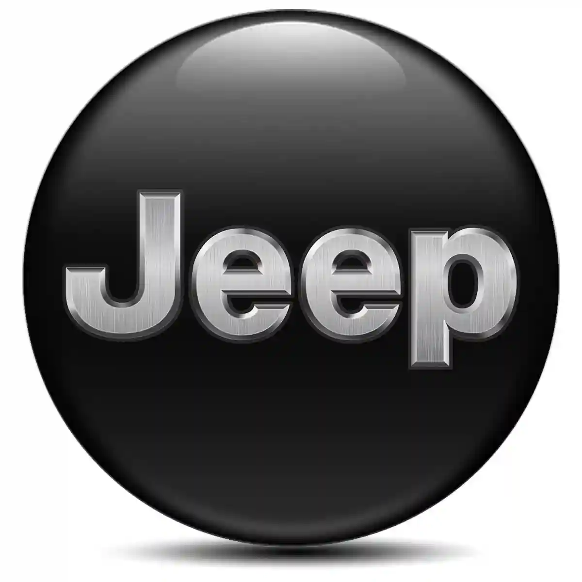 Jeep Logo Silicone Sticker Premium Quality