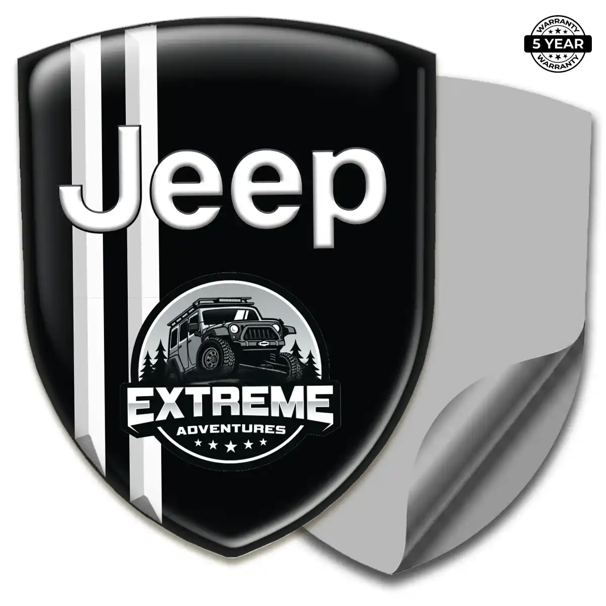 Jeep Logo Sticker Cabin Style