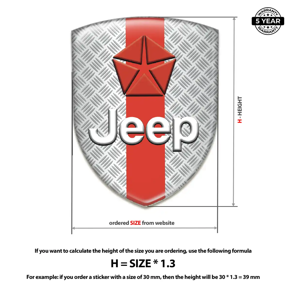 Jeep Logo Sticker Elite Edition