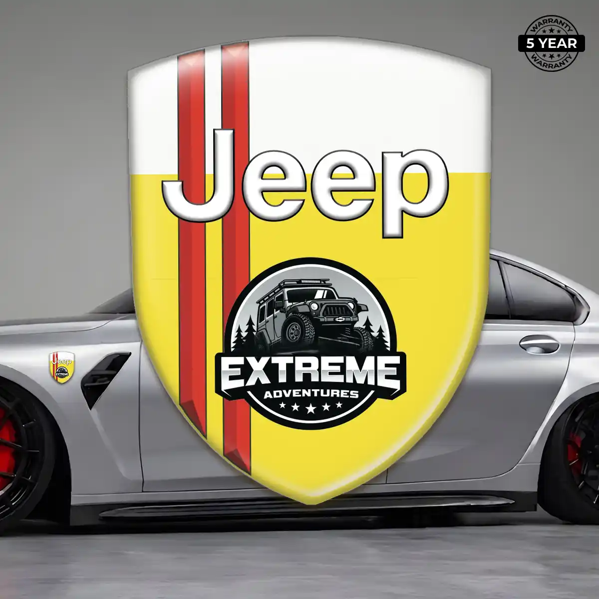 Jeep Logo Sticker Elite Finish