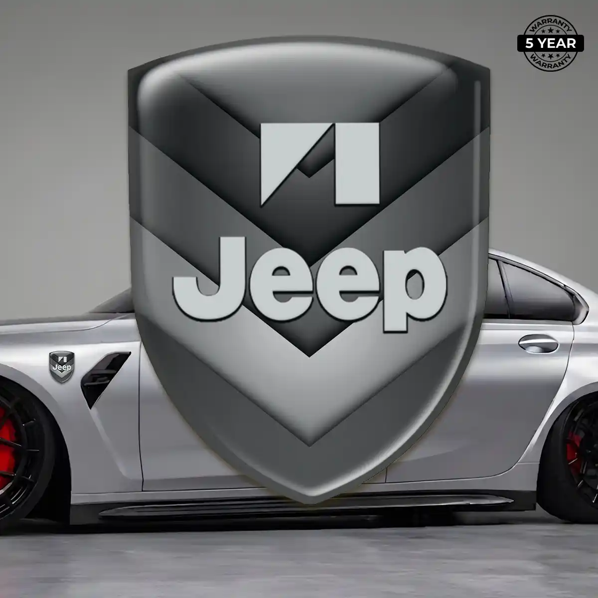 Jeep Logo Sticker Exterior Luxe