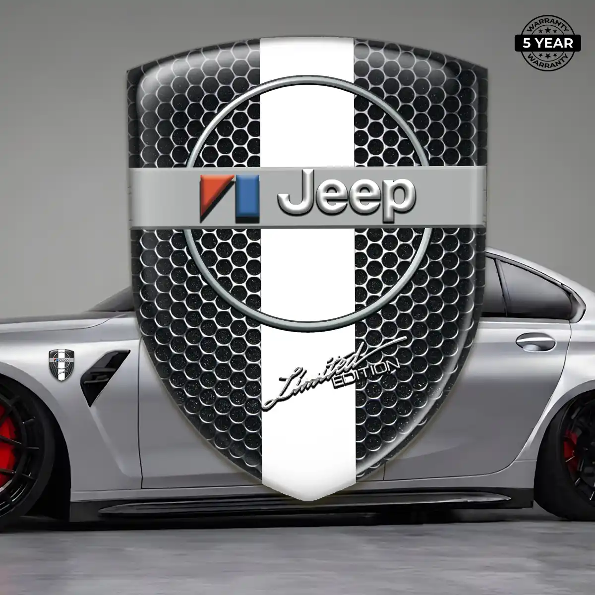 Jeep Logo Sticker Interior Luxe