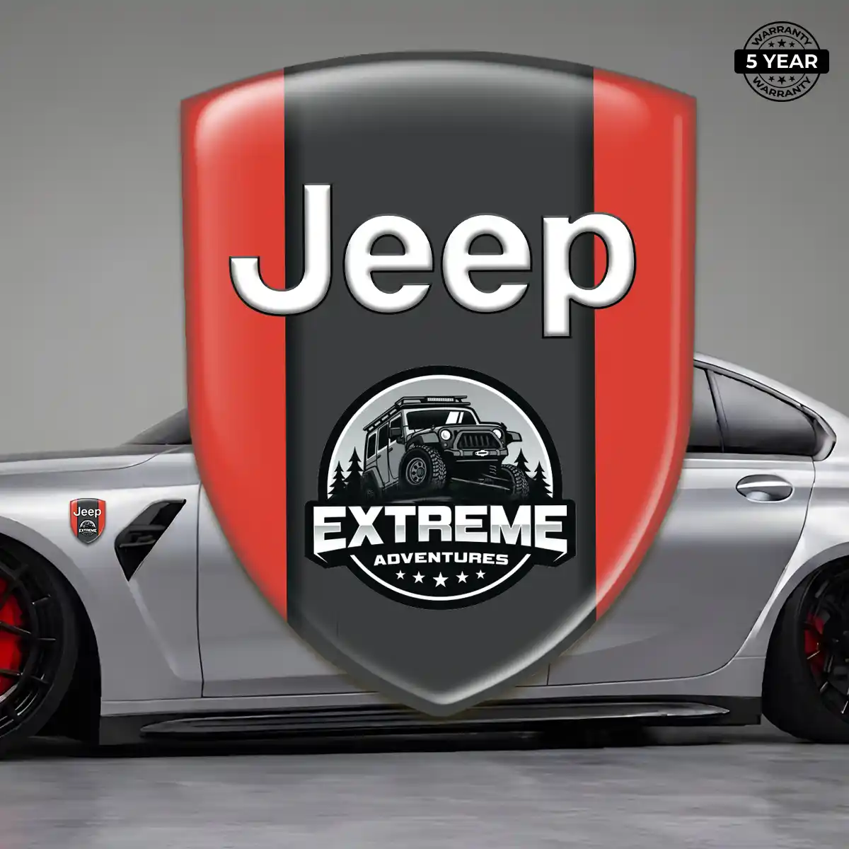 Jeep Logo Sticker Opulent Line