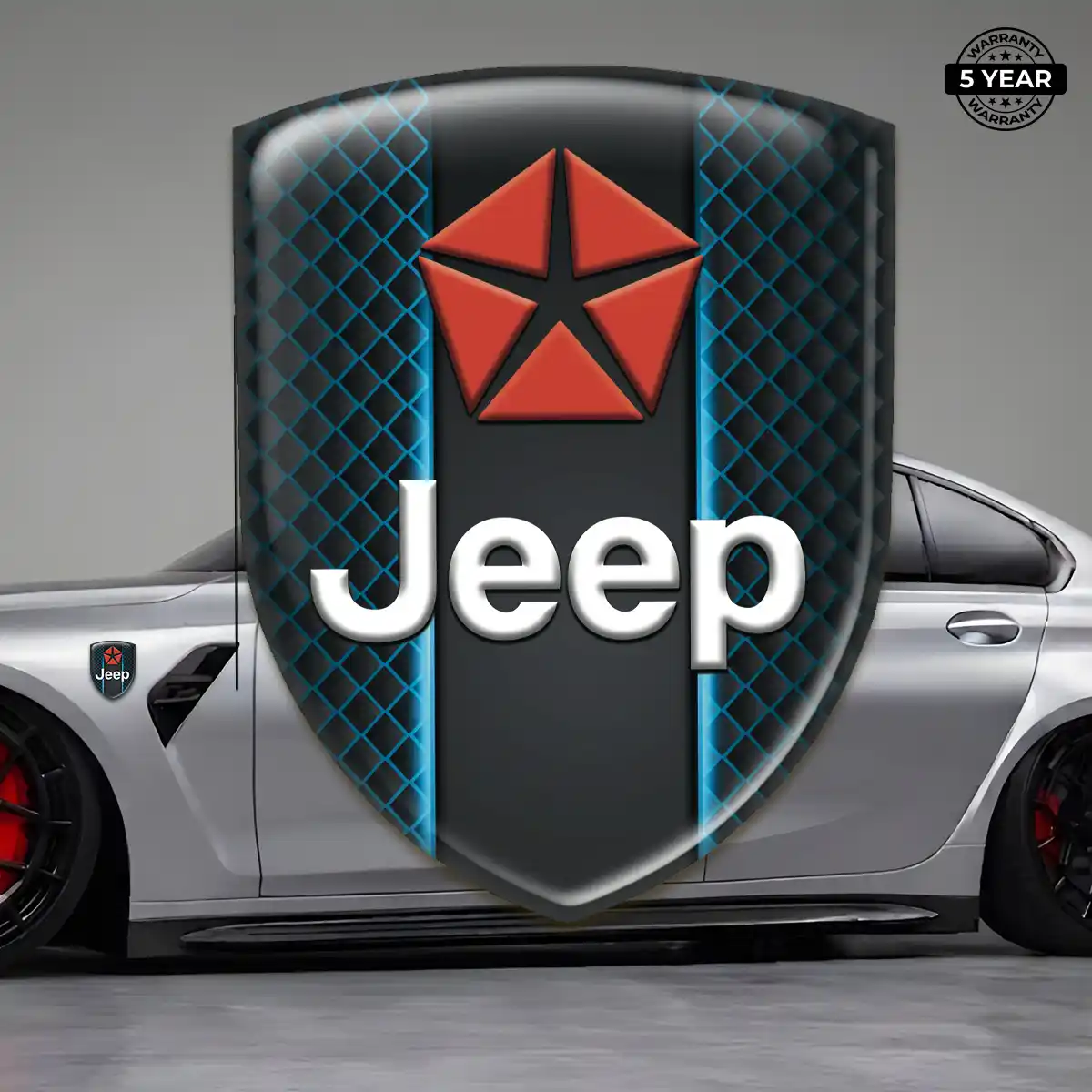 Jeep Logo Sticker Outer Style