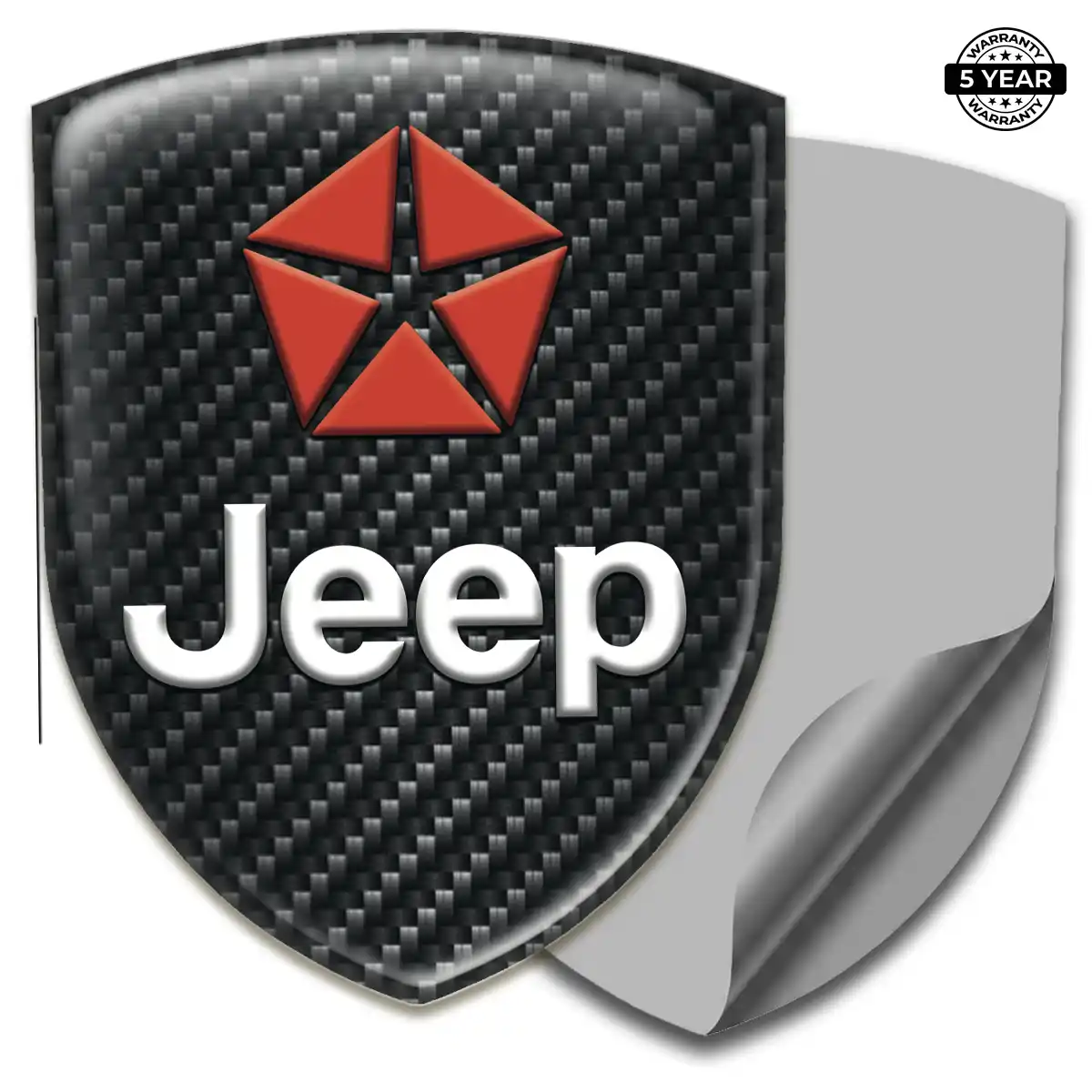 Jeep Logo Sticker Premium Dome