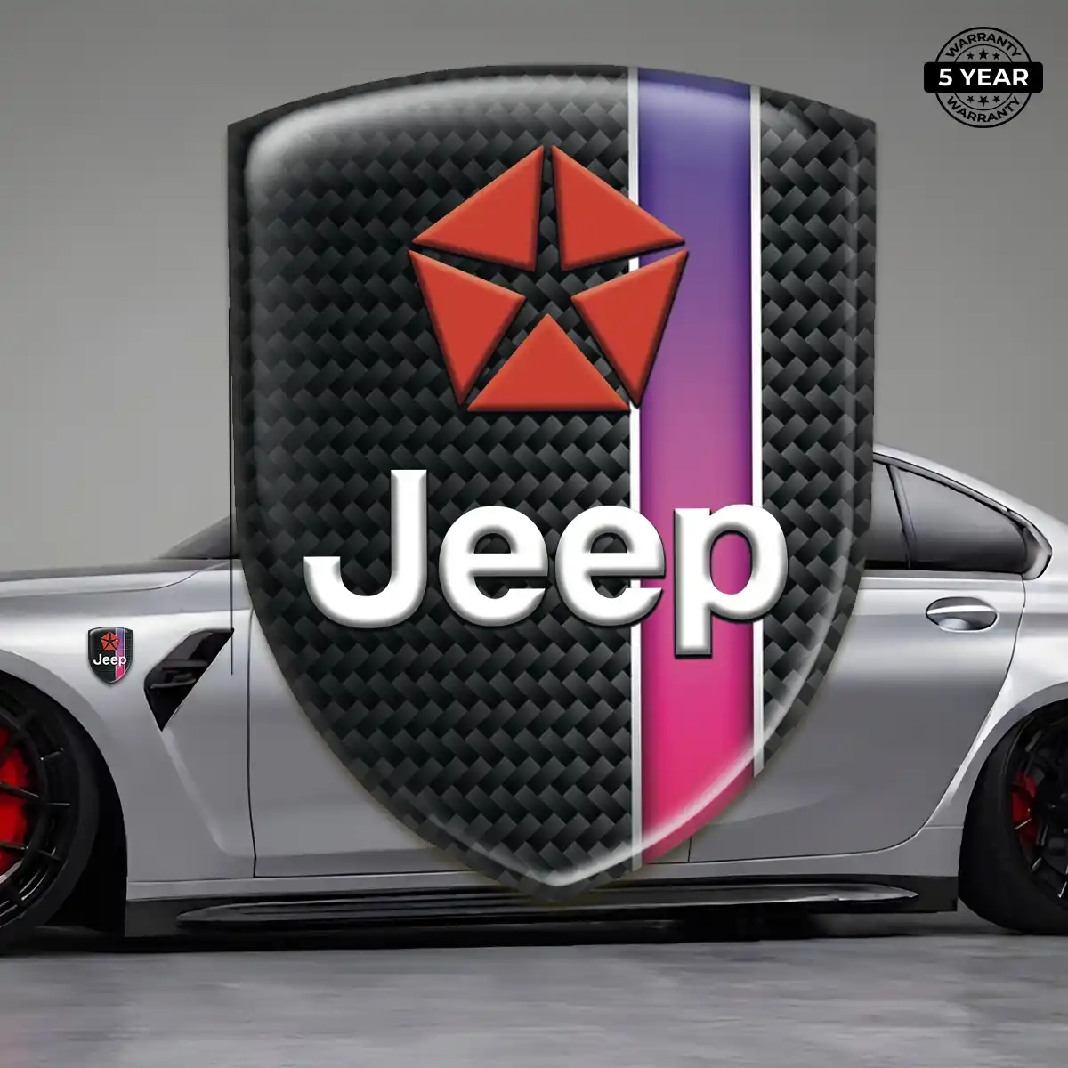 Jeep Logo Sticker Prime Quality