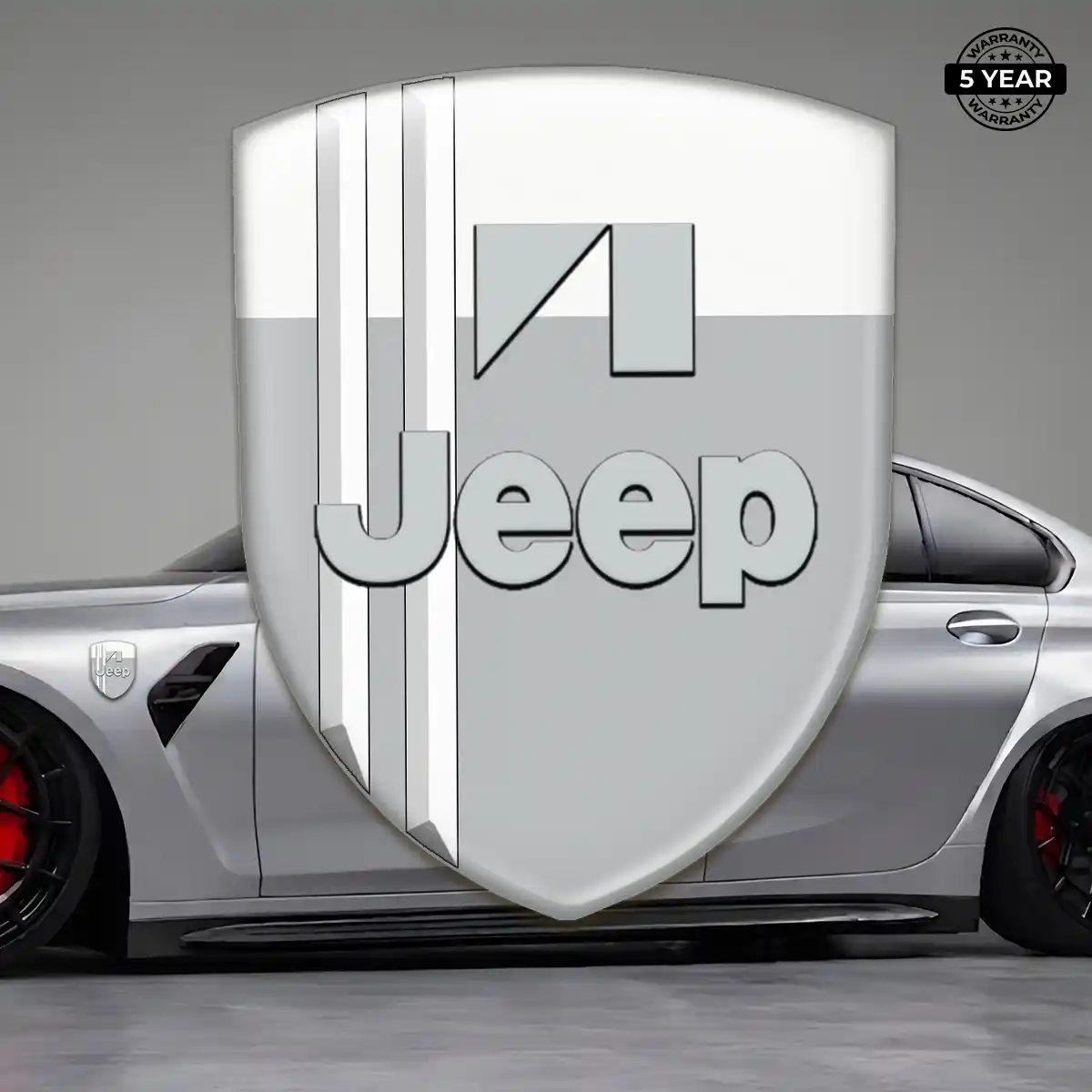 Jeep Logo Sticker Refined Design