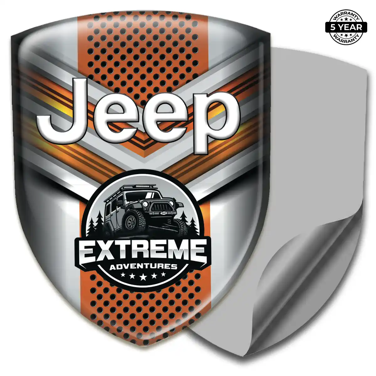 Jeep Logo Sticker Resin Elite