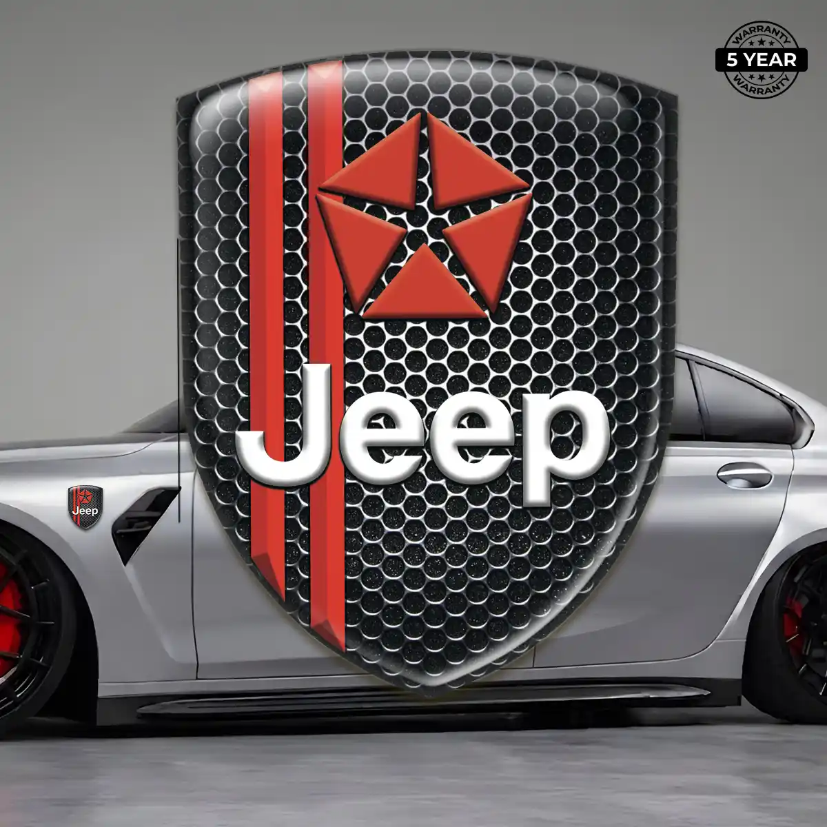Jeep Logo Sticker Signature Grade