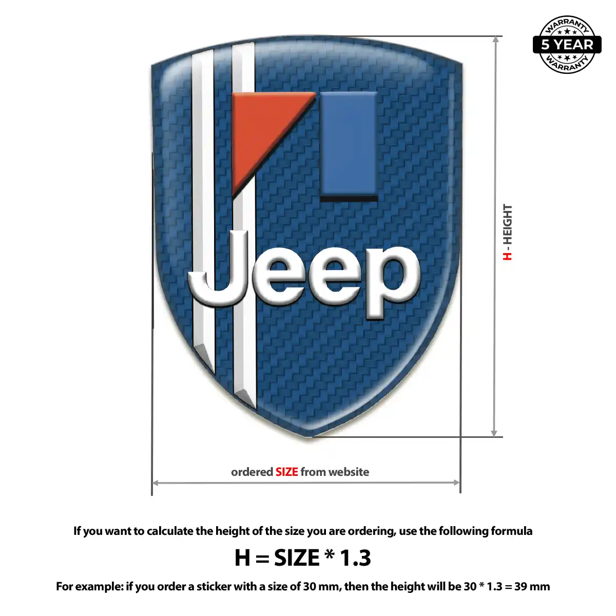 Jeep Logo Sticker Sleek Style