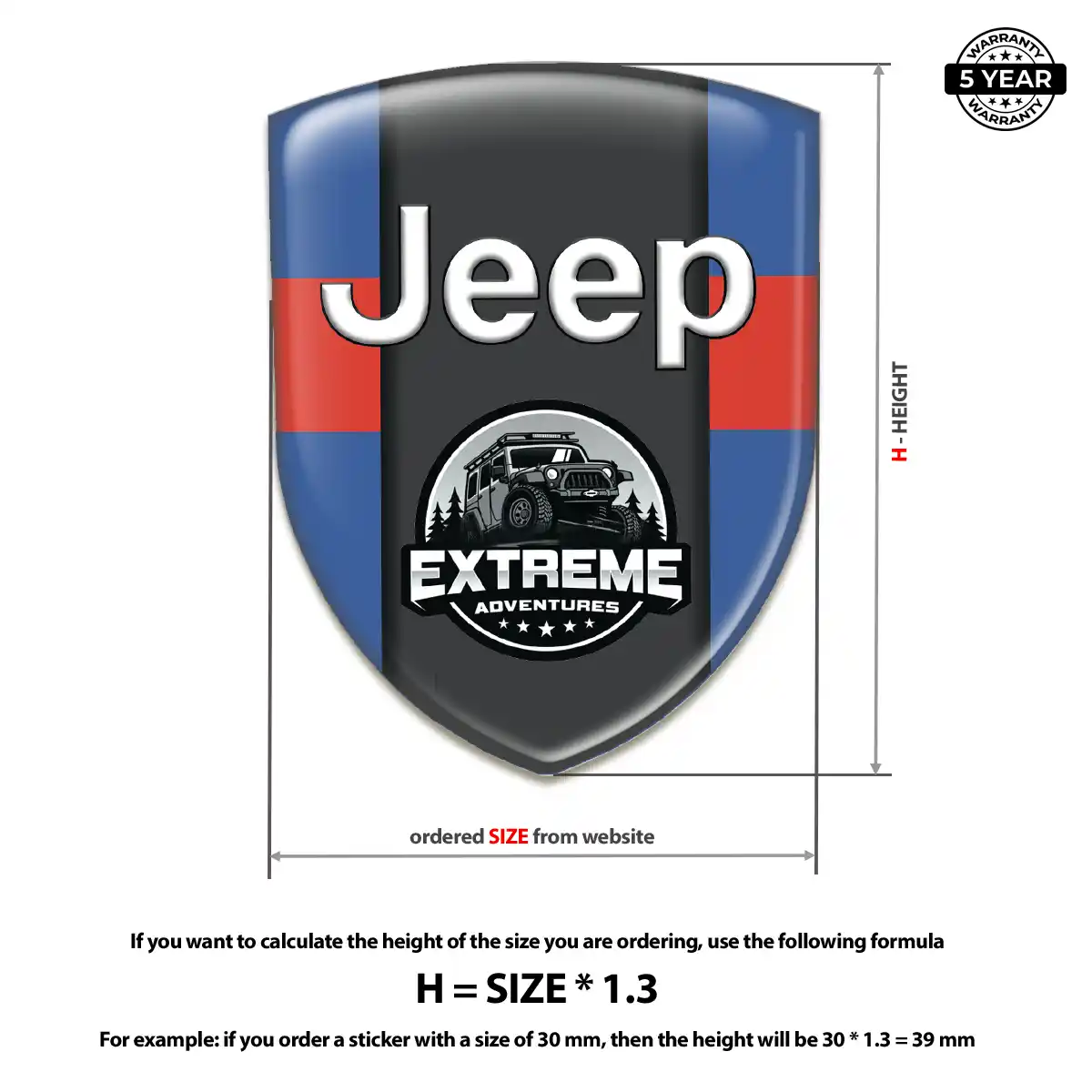 Jeep Logo Sticker Superior Craft