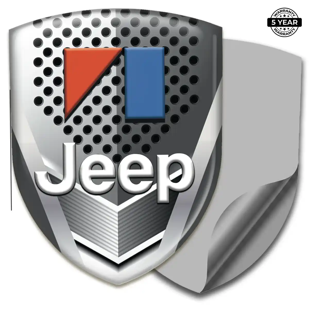 Jeep Polyurethane Domed Sticker Cabin Style