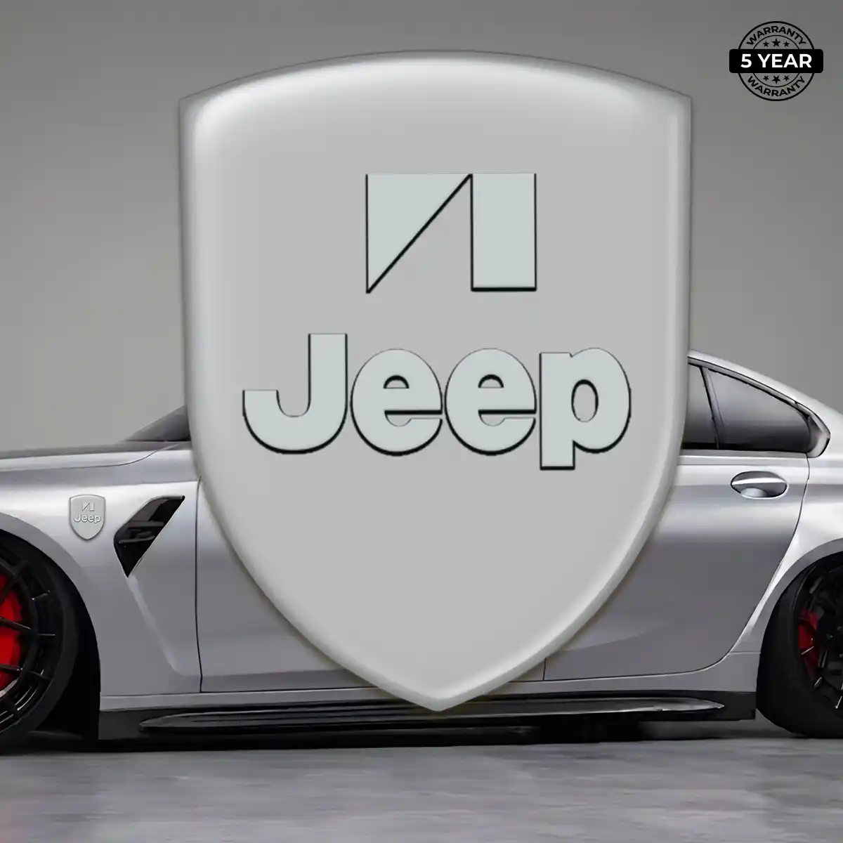Jeep Polyurethane Domed Sticker Prestige Line
