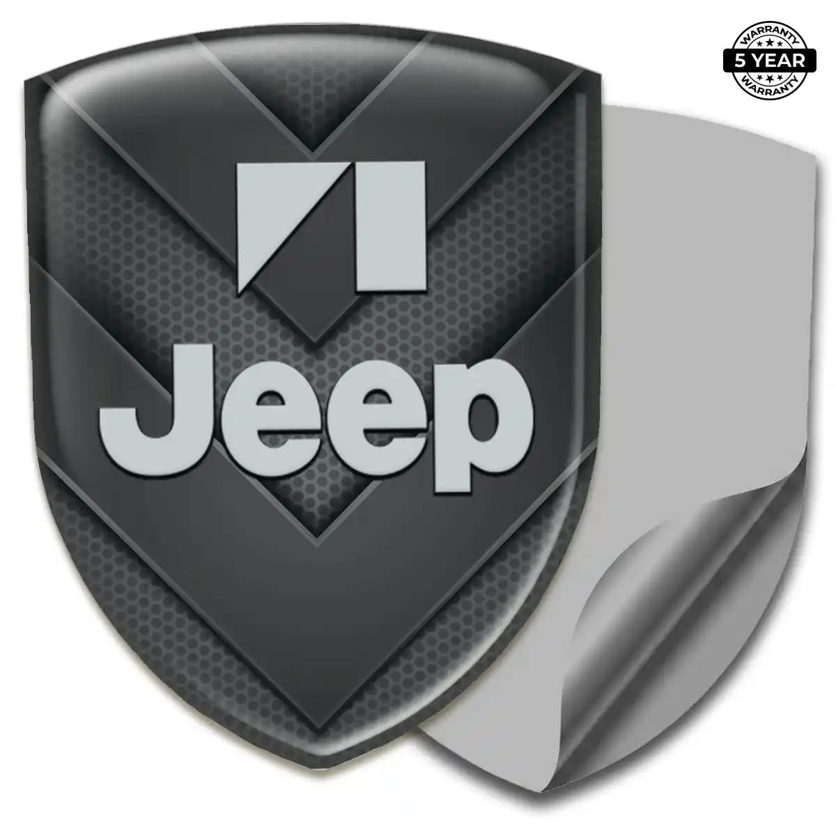 Jeep Polyurethane Domed Sticker Resin Elite