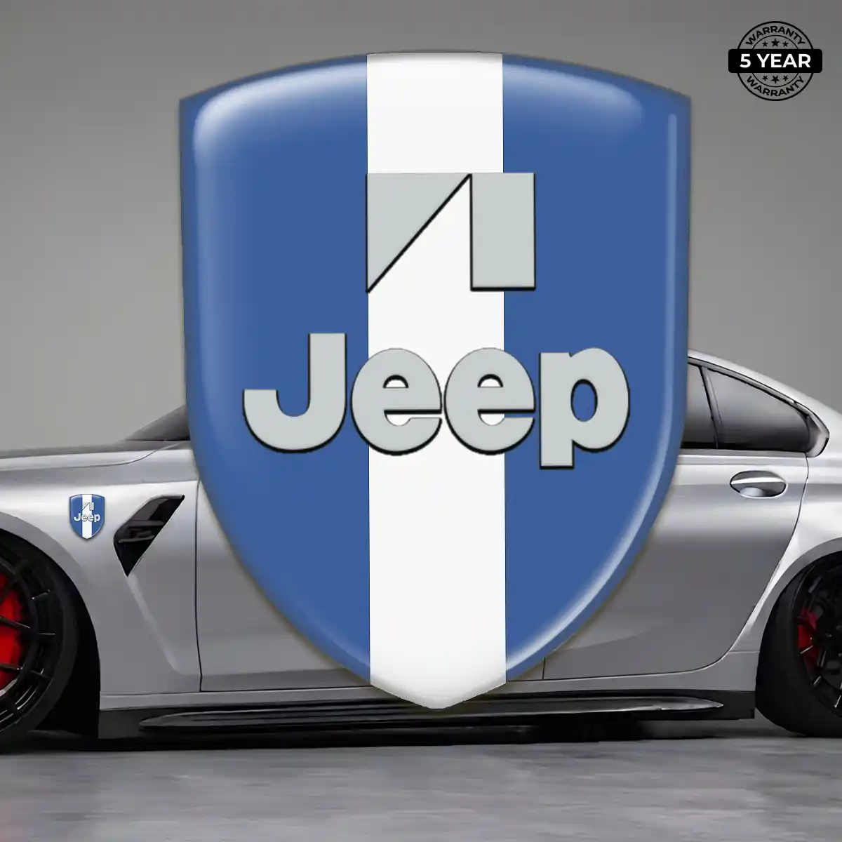 Jeep Resin Badge Sticker Exterior Luxe