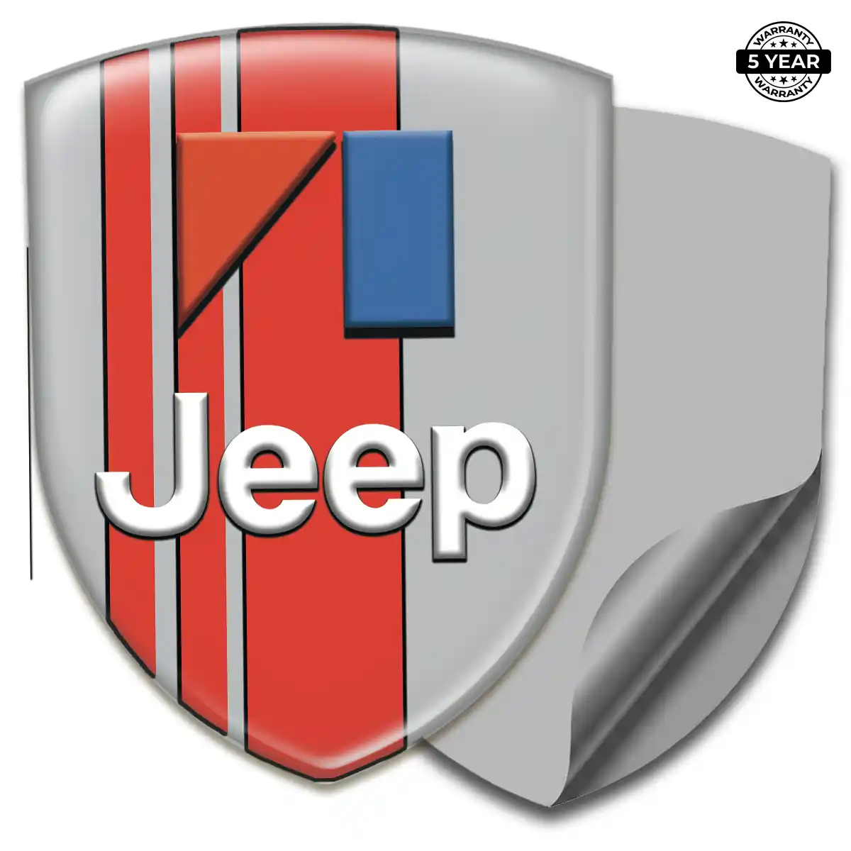 Jeep Resin Badge Sticker Interior Elegance