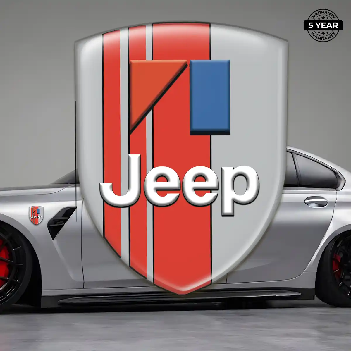 Jeep Resin Badge Sticker Interior Elegance