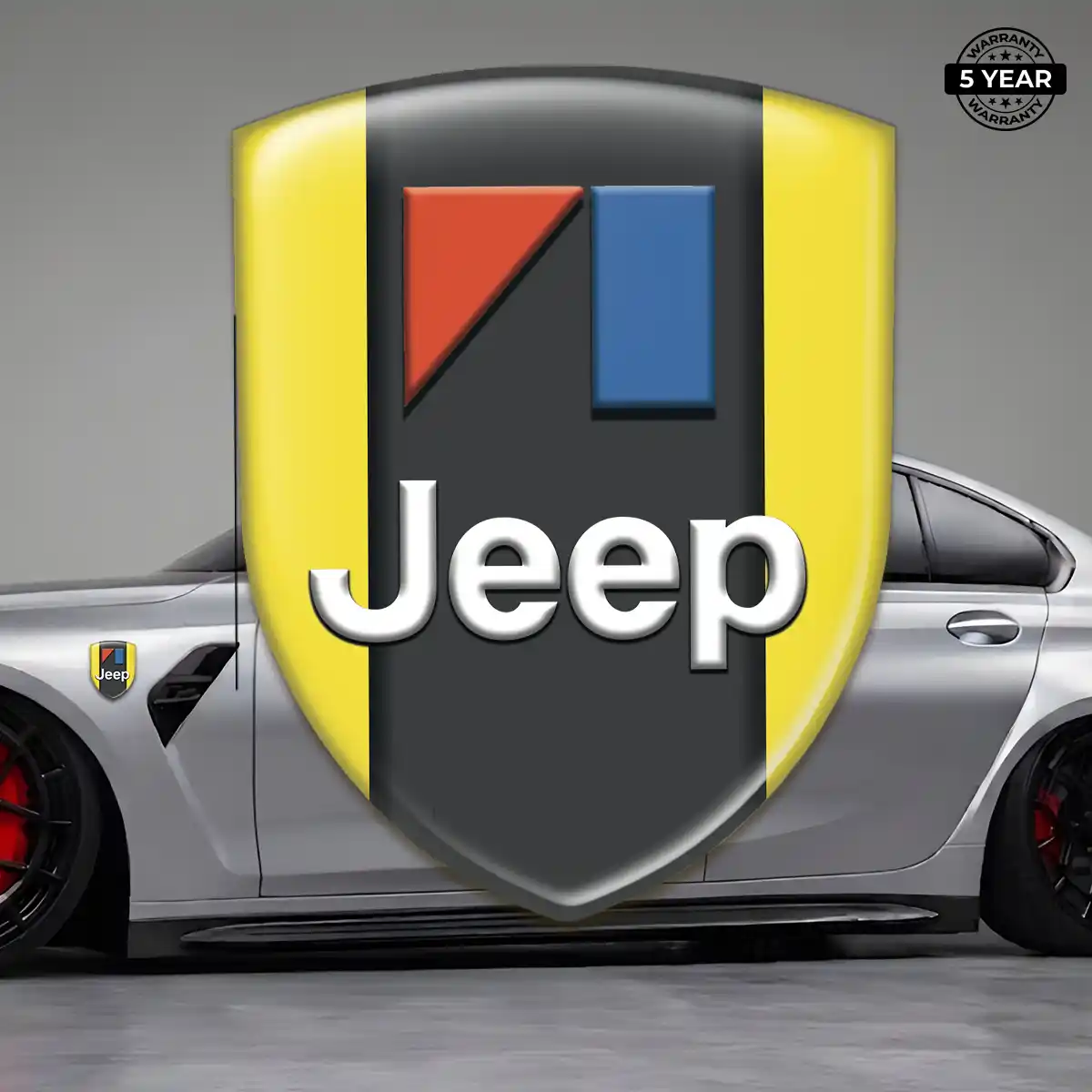 Jeep Resin Badge Sticker Interior Luxe