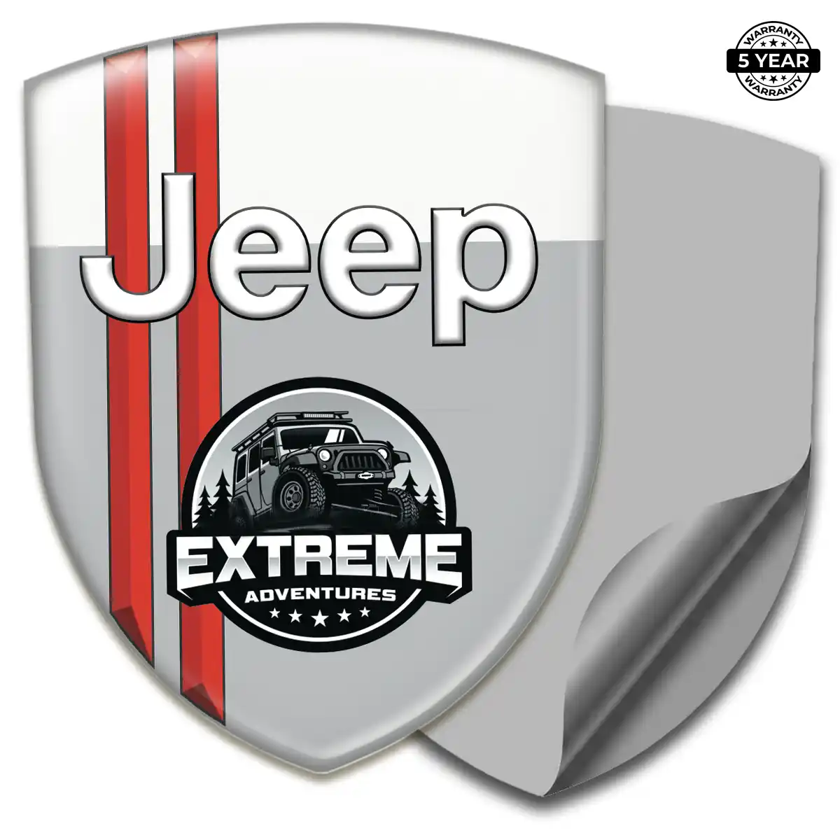 Jeep Resin Badge Sticker Noble Edition