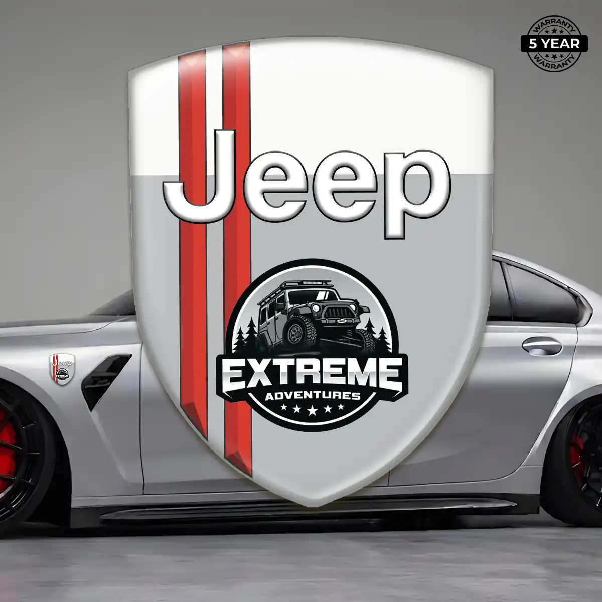 Jeep Resin Badge Sticker Noble Edition