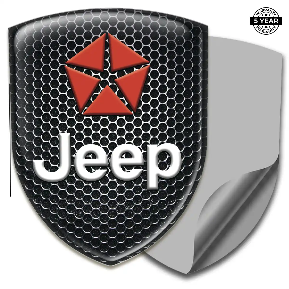 Jeep Resin Badge Sticker Refined Design