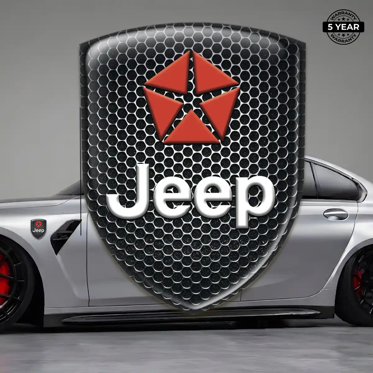 Jeep Resin Badge Sticker Refined Design
