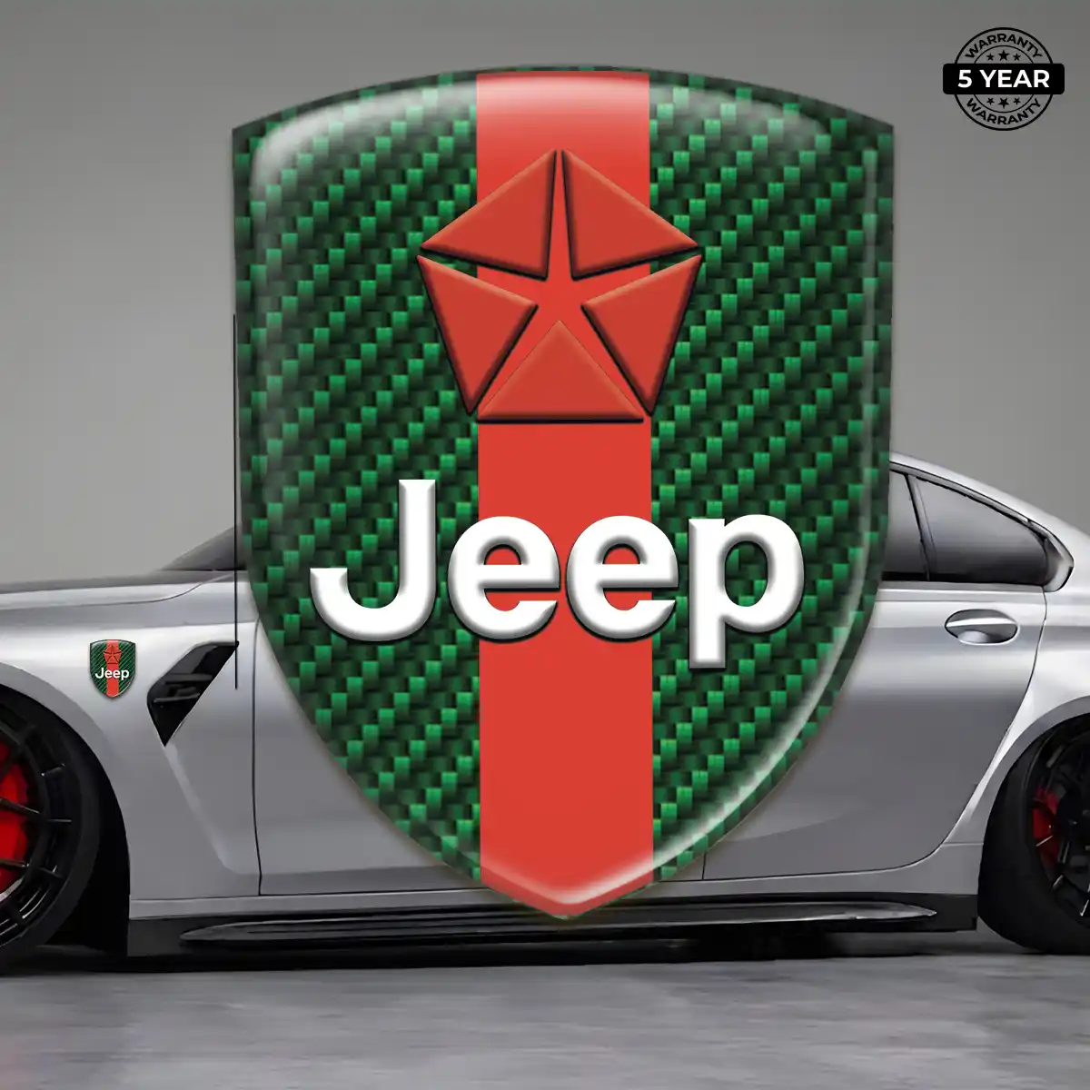 Jeep Resin Badge Sticker Resin Elite