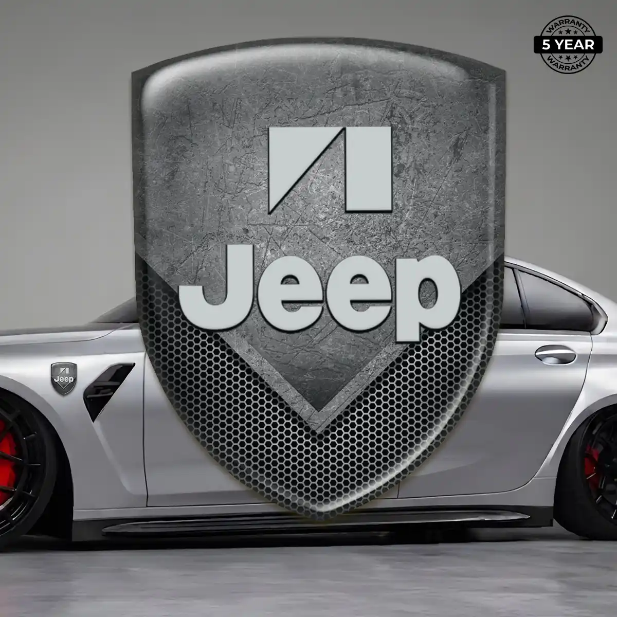 Jeep Resin Badge Sticker Signature Grade