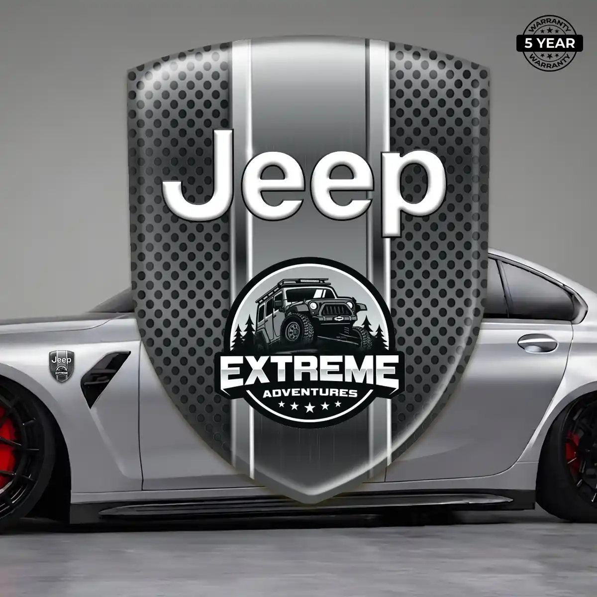 Jeep Resin Badge Sticker Superior Craft