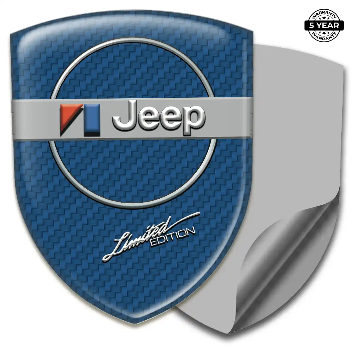 Jeep Resin Domed Sticker Cabin Style
