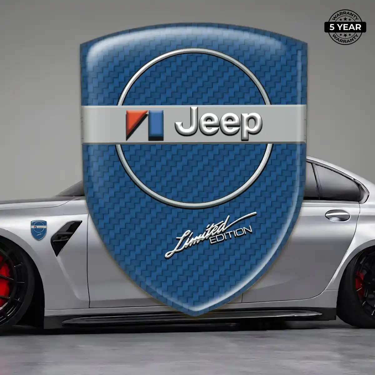 Jeep Resin Domed Sticker Cabin Style