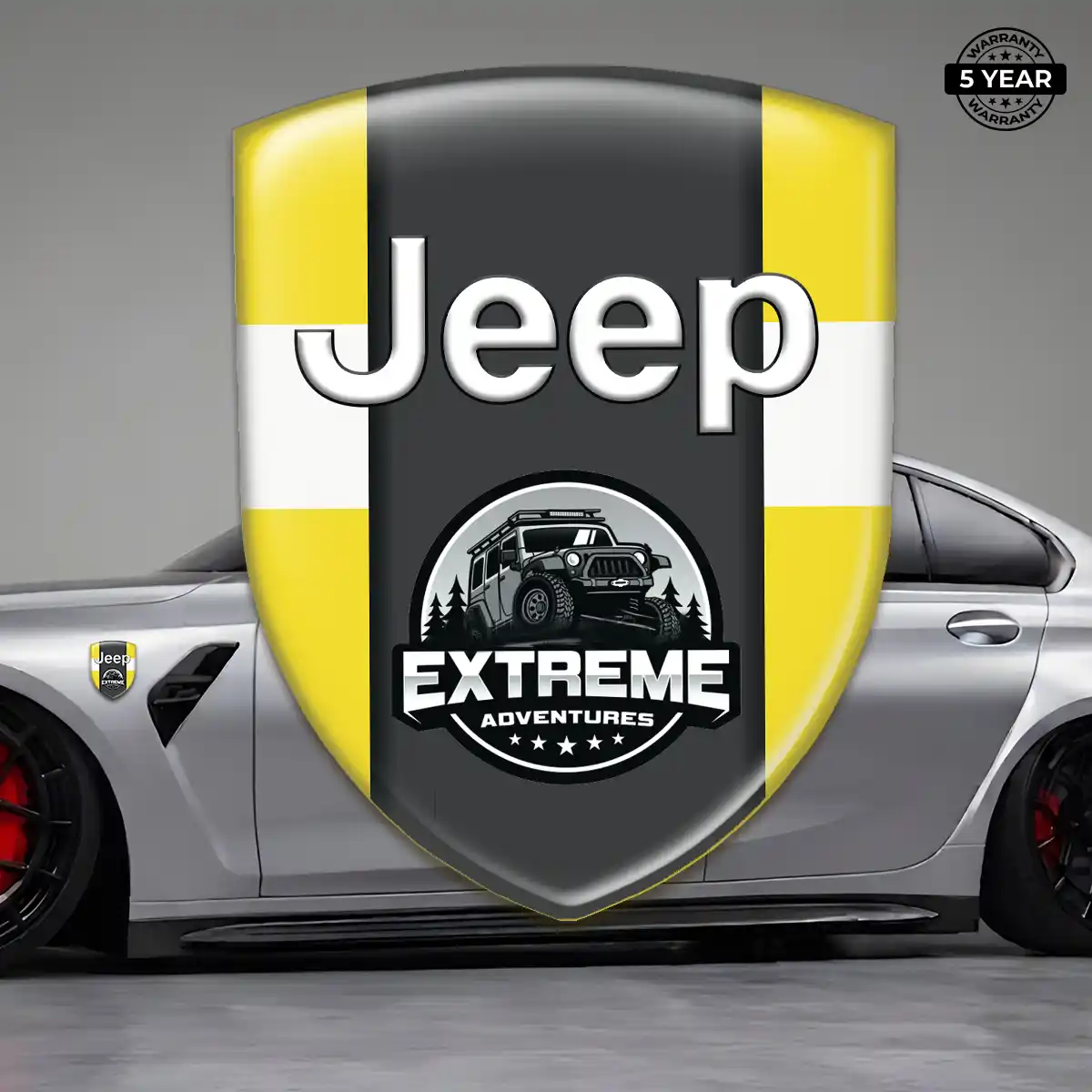 Jeep Resin Domed Sticker Elite Edition
