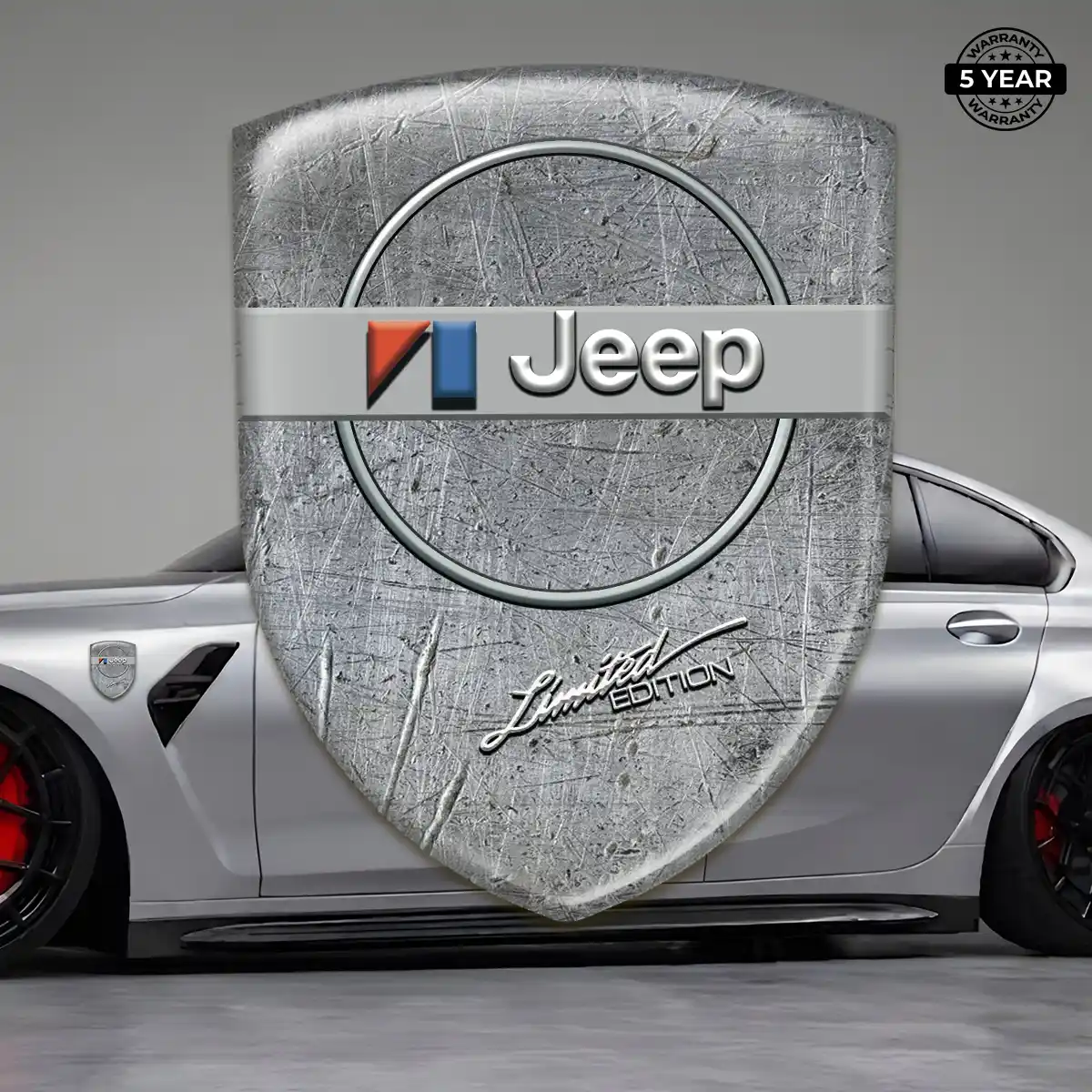 Jeep Resin Domed Sticker Elite Finish