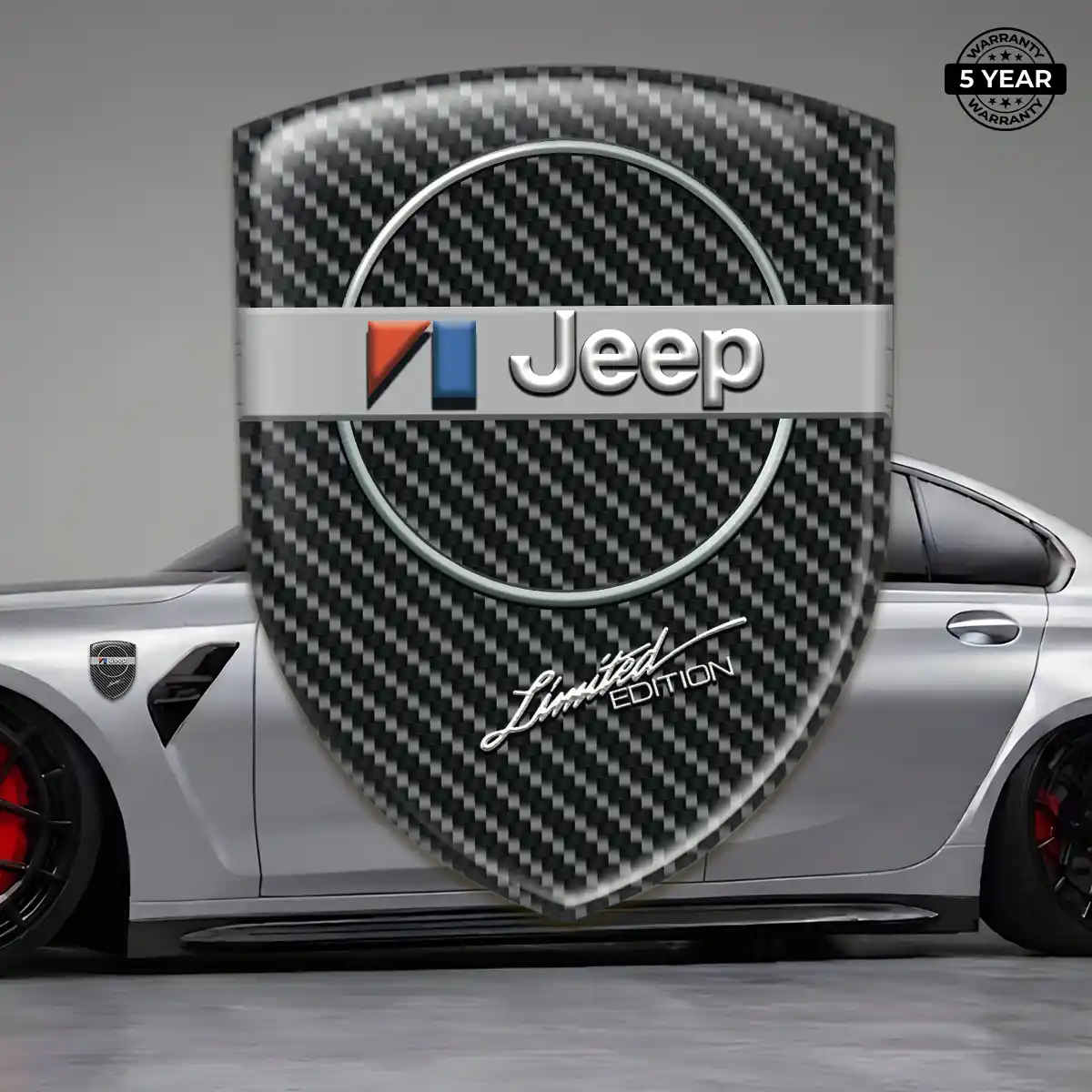Jeep Resin Domed Sticker Exterior Luxe