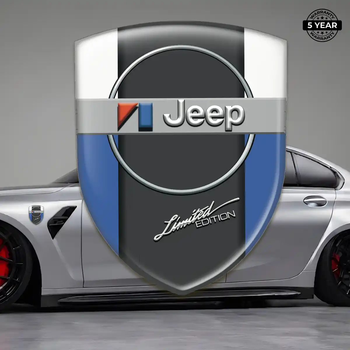 Jeep Resin Domed Sticker Interior Luxe