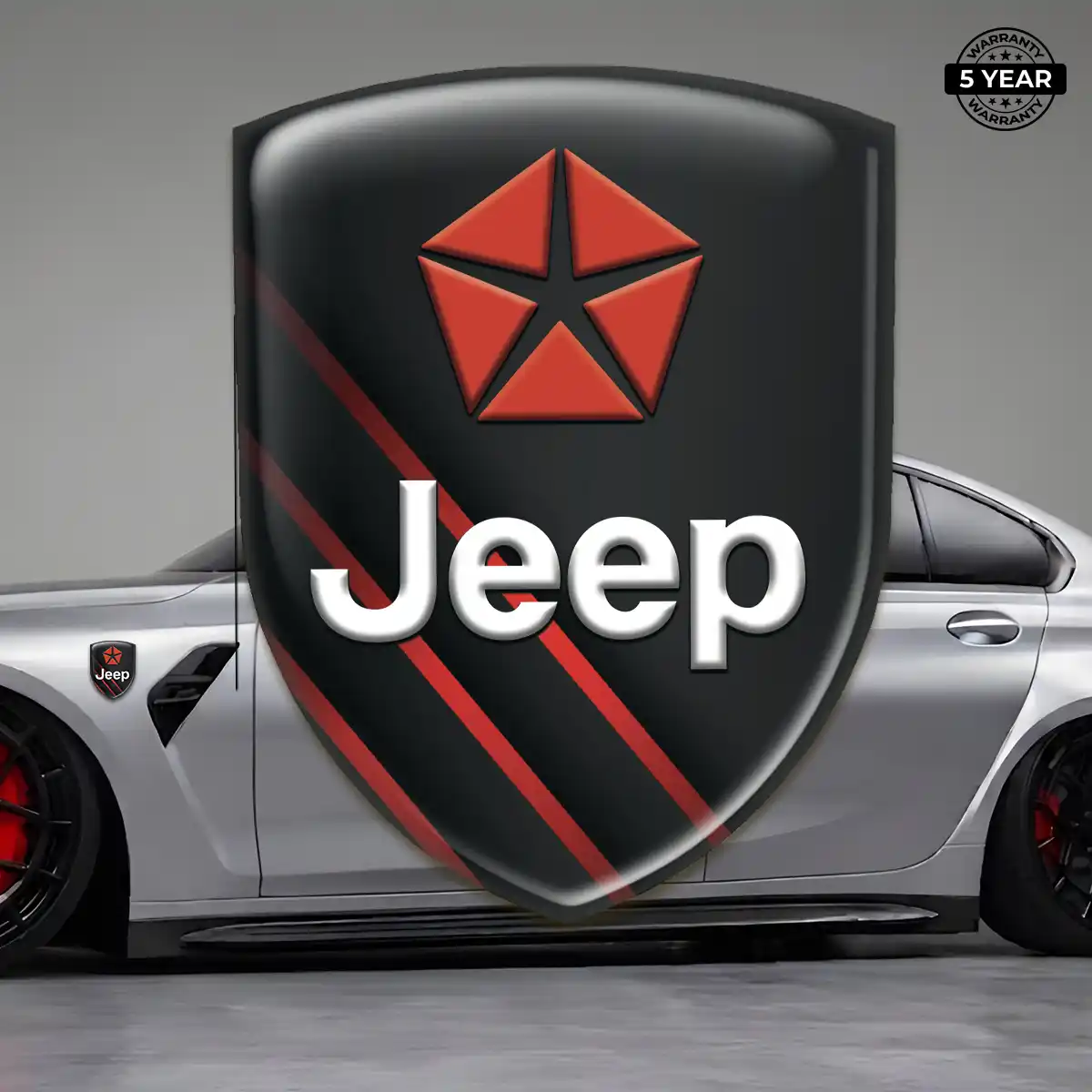 Jeep Resin Domed Sticker Noble Edition